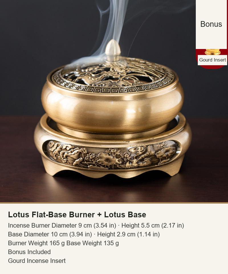 Lotus Flat-Base Burner + Lotus Base
