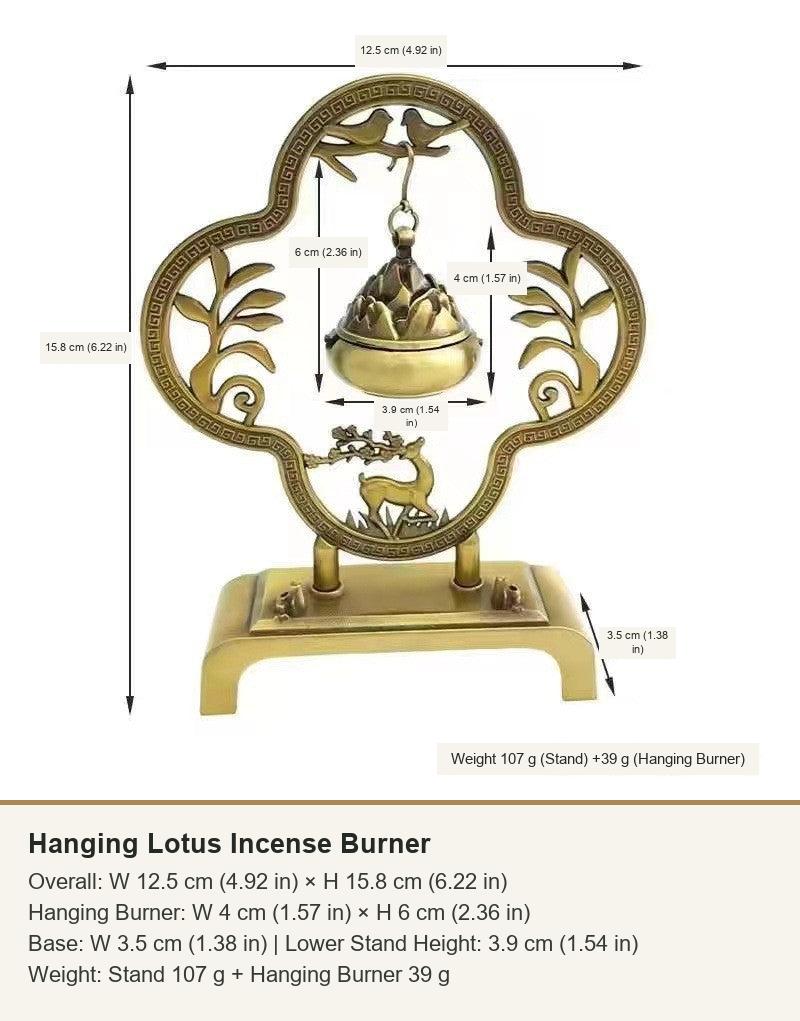 Hanging Lotus Incense Burner