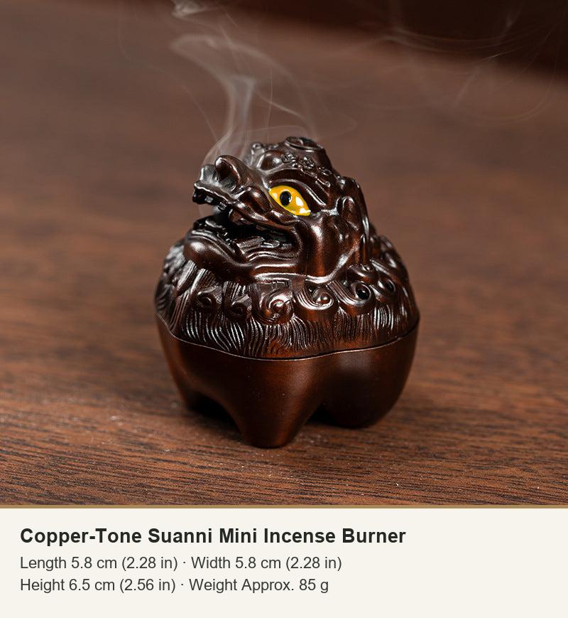 Copper-Tone Suanni Mini Incense Burner