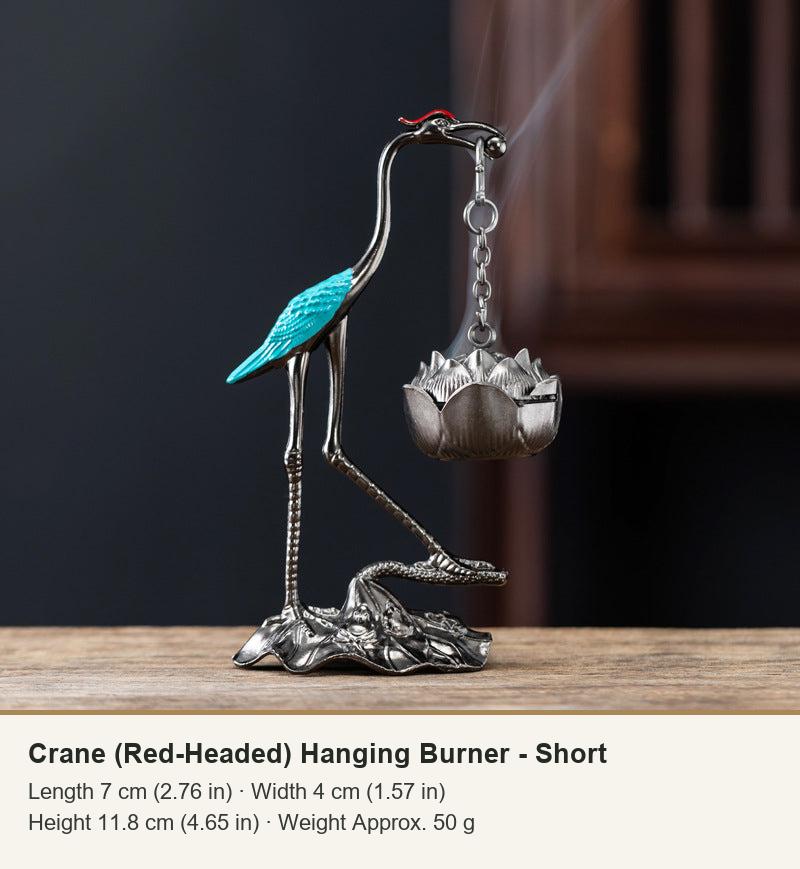 Crane (Red-Headed) Hanging Burner - Short