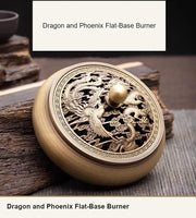 Dragon and Phoenix Flat-Base Burner