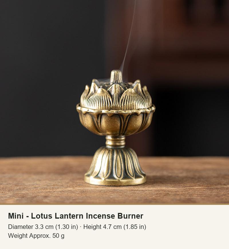 Mini - Lotus Lantern Incense Burner