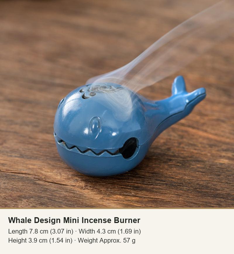 Whale Design Mini Incense Burner