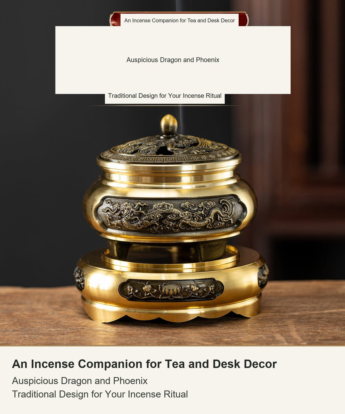 An Incense Companion for Tea and Desk Decor