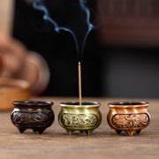 迷你小型香炉 合金香薰炉 宣德炉 线香炉 插香座 香托 家用檀香炉