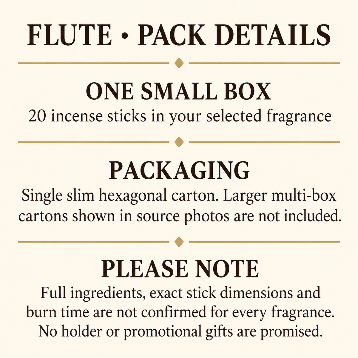Flute spec information