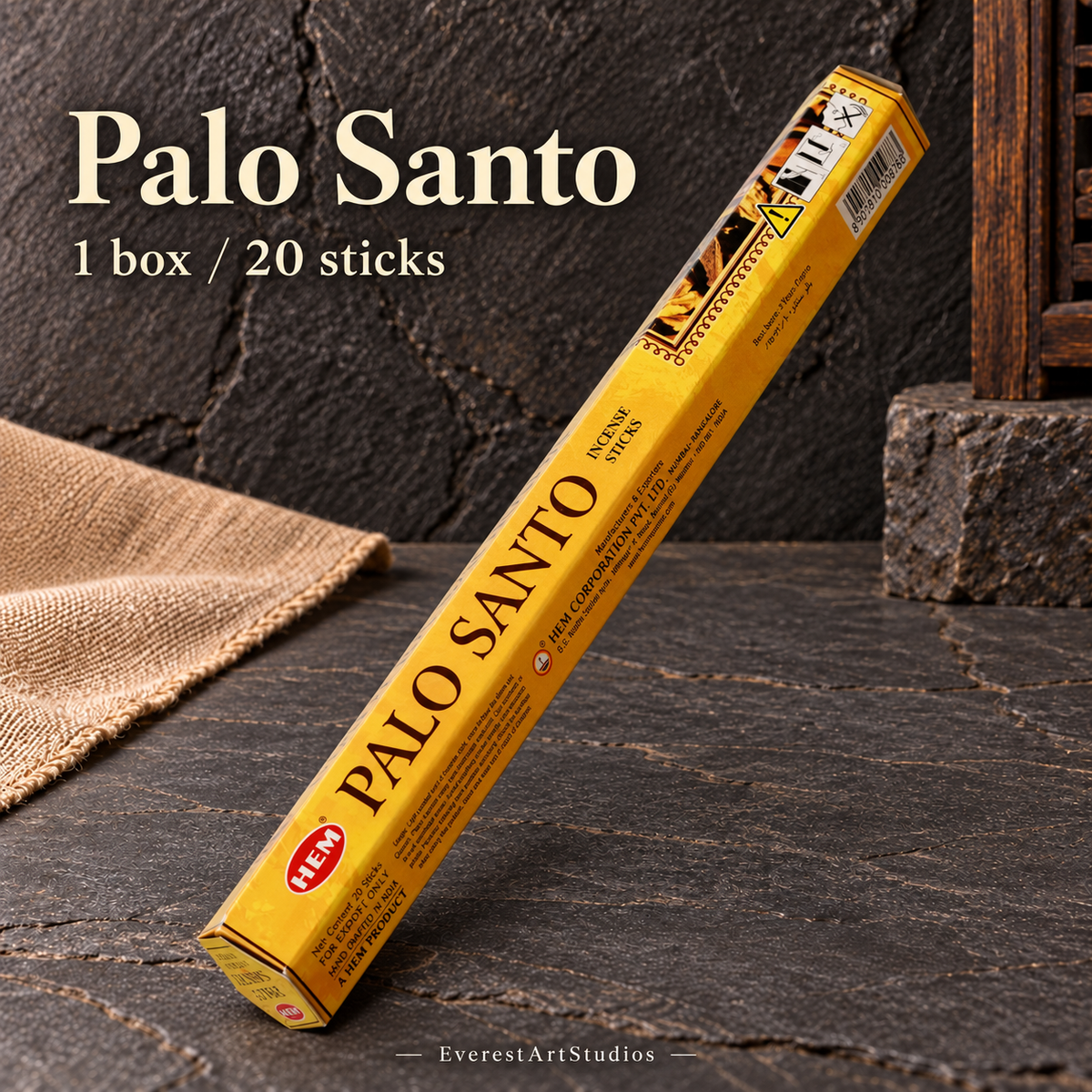 PTSX-TB563825567512-11 | Palo Santo | 1 box / 20 sticks