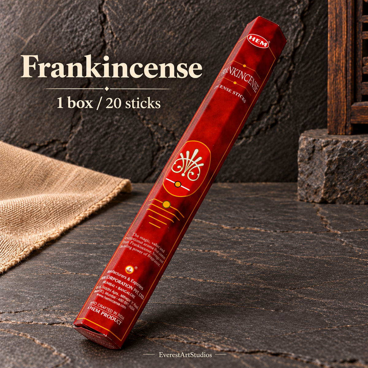 PTSX-TB563825567512-28 | Frankincense | 1 box / 20 sticks