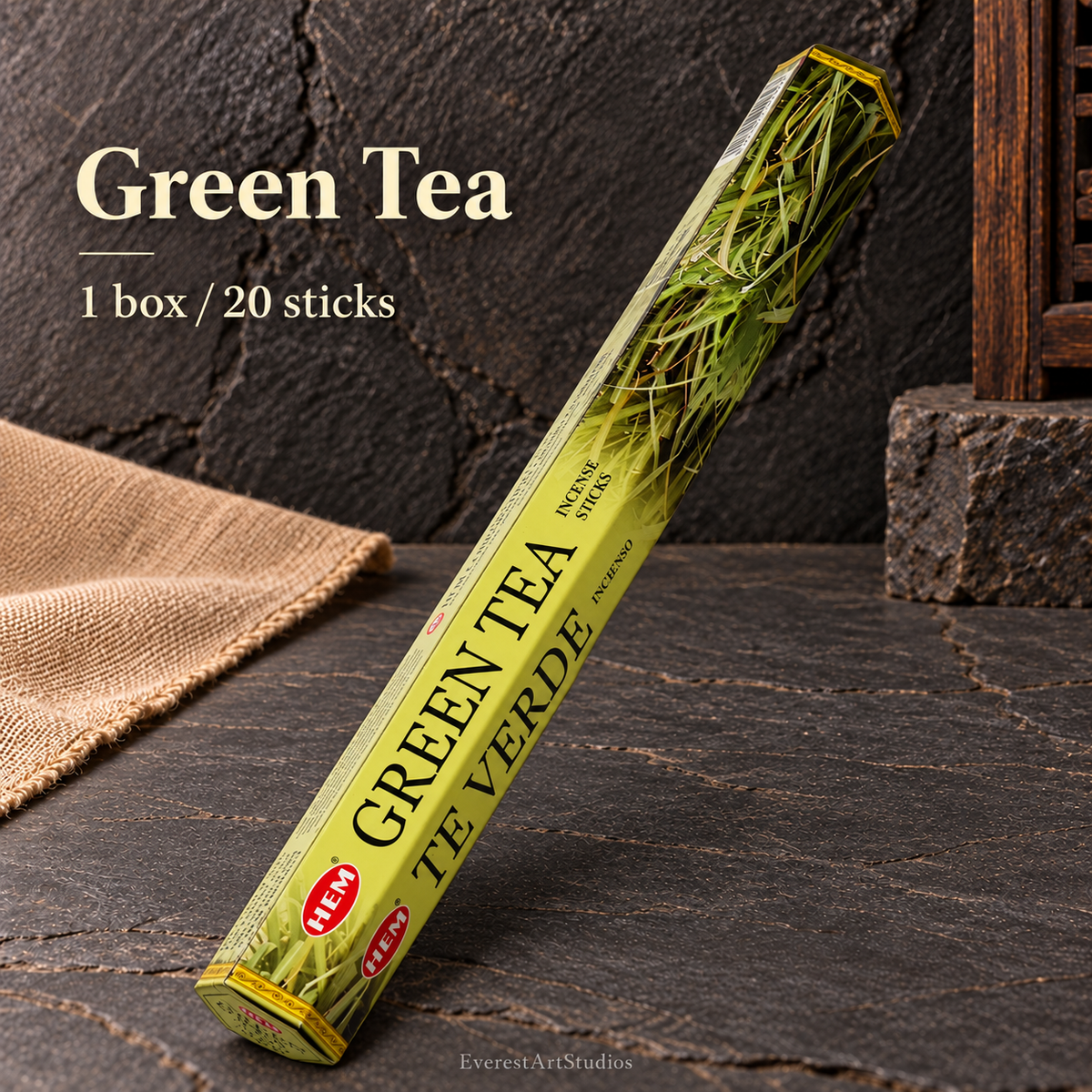 PTSX-TB563825567512-37 | Green Tea | 1 box / 20 sticks