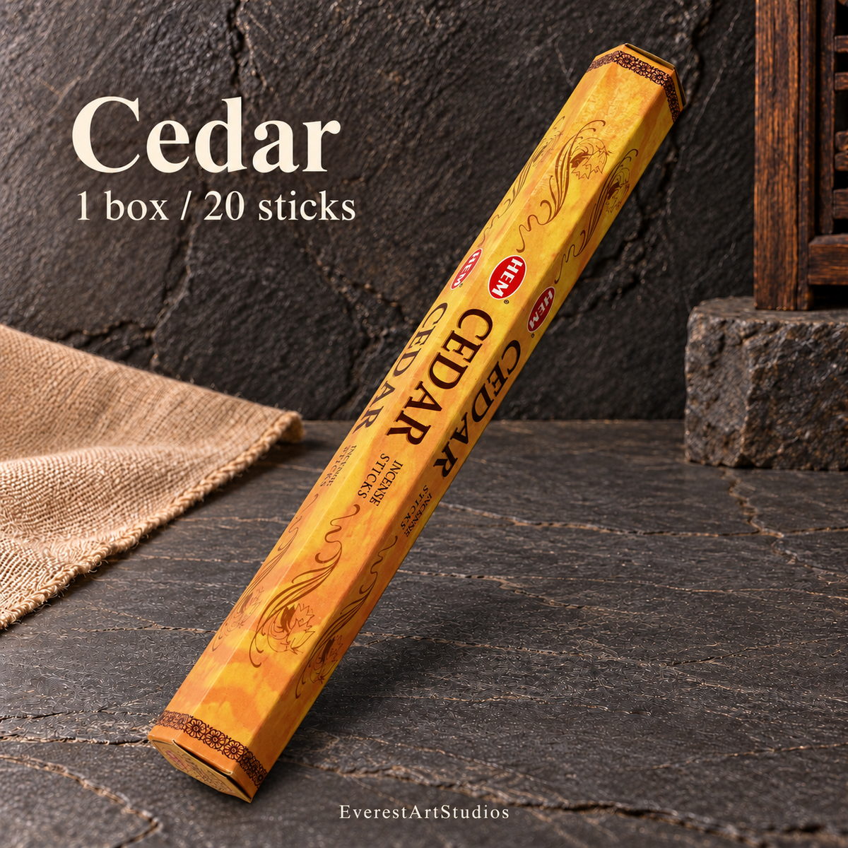 PTSX-TB563825567512-39 | Cedar | 1 box / 20 sticks