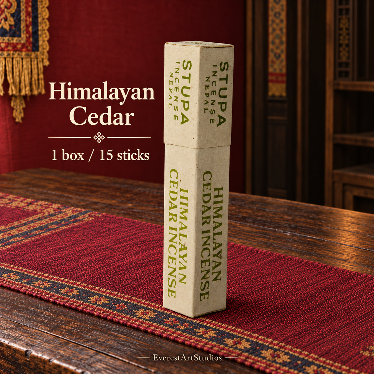 PTSX-TB637546760373-02 | Himalayan Cedar | 1 box / 15 sticks