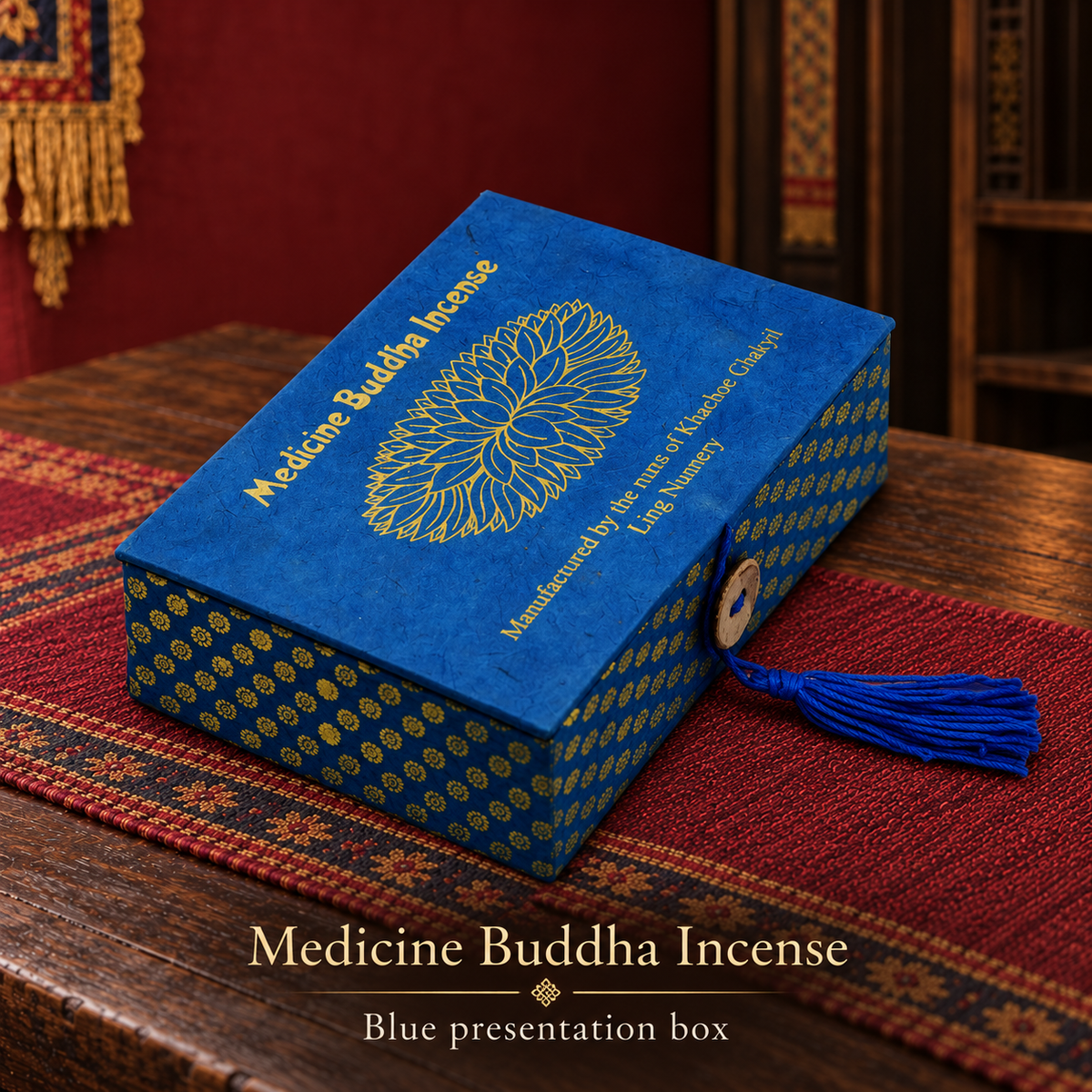 Medicine Buddha incense presentation box