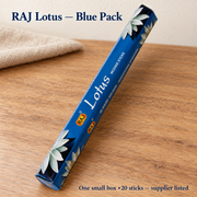RAJ Lotus blue single20-stick box