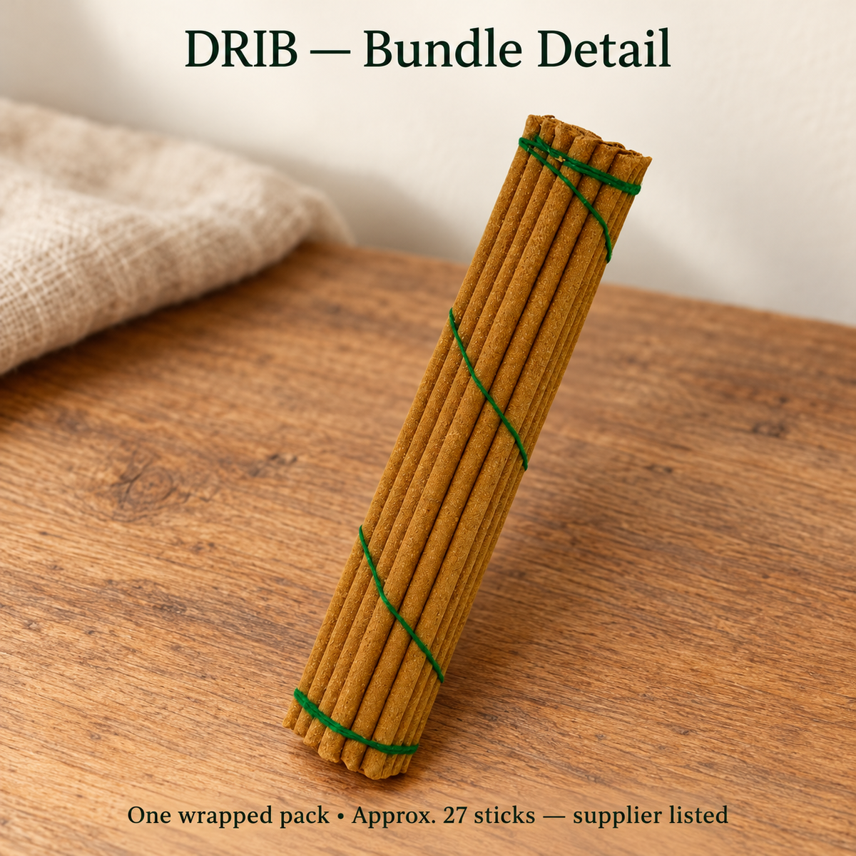 DRIB original green-tied coreless bundle