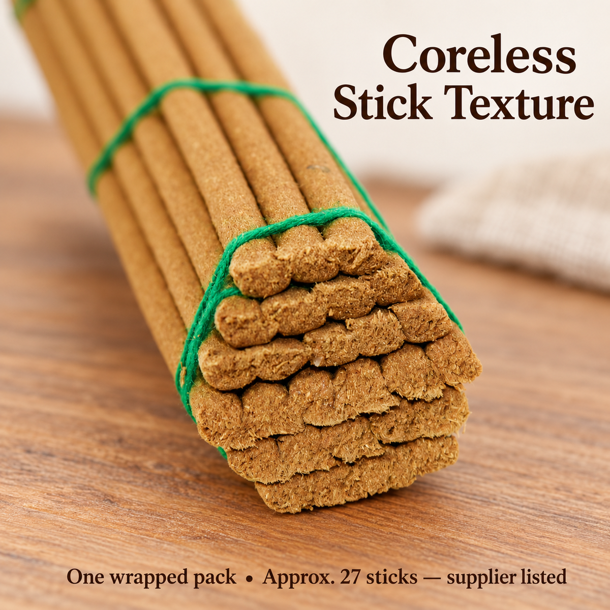 Close detail of DRIB stick ends