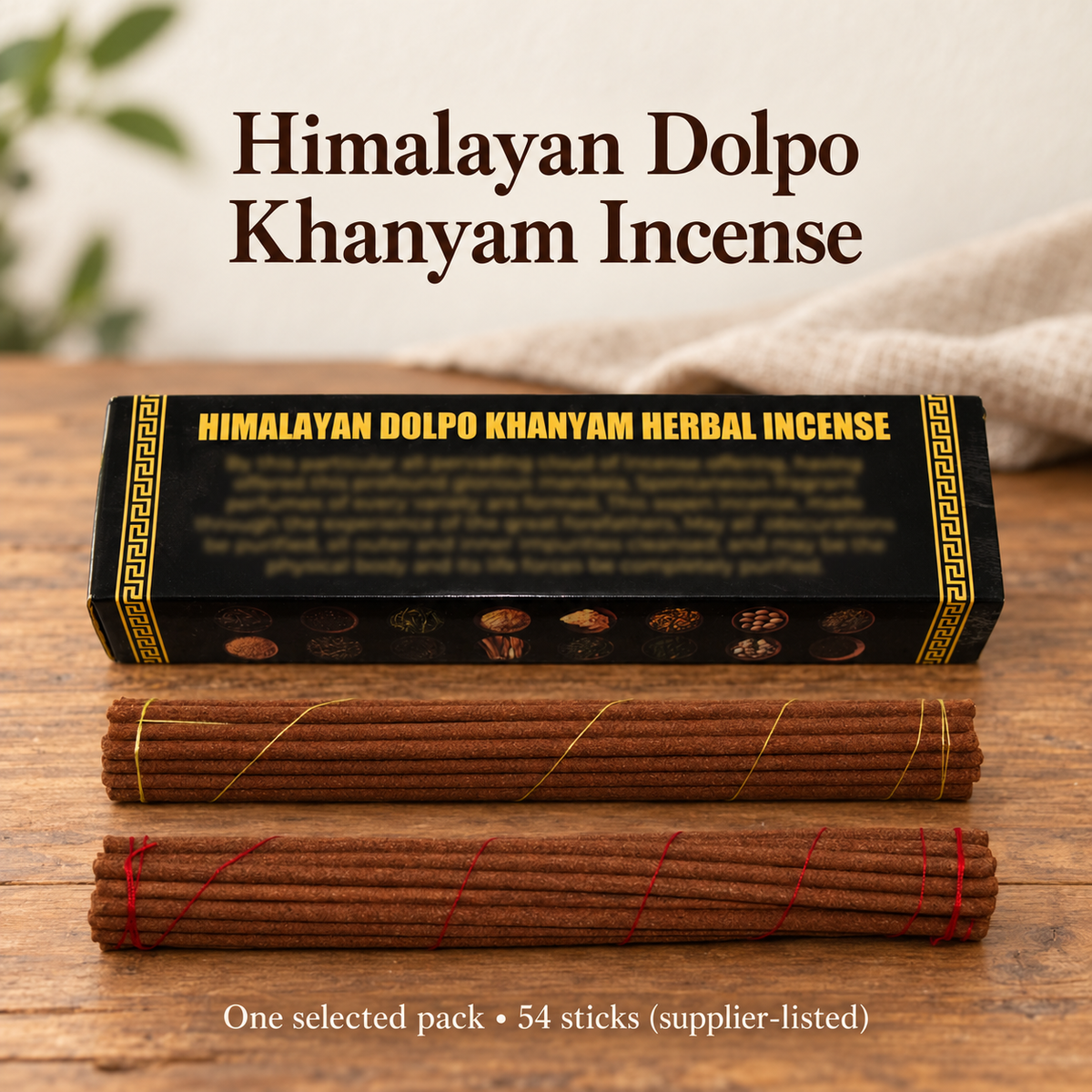 Himalayan Dolpo Khanyam Incense — 54-Stick Pack — main-2