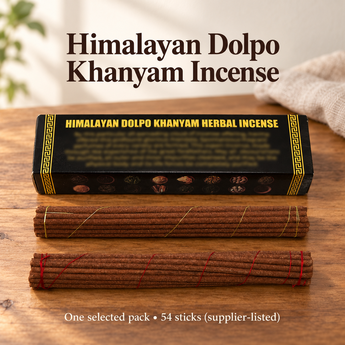 Himalayan Dolpo Khanyam Incense — 54-Stick Pack — main-4