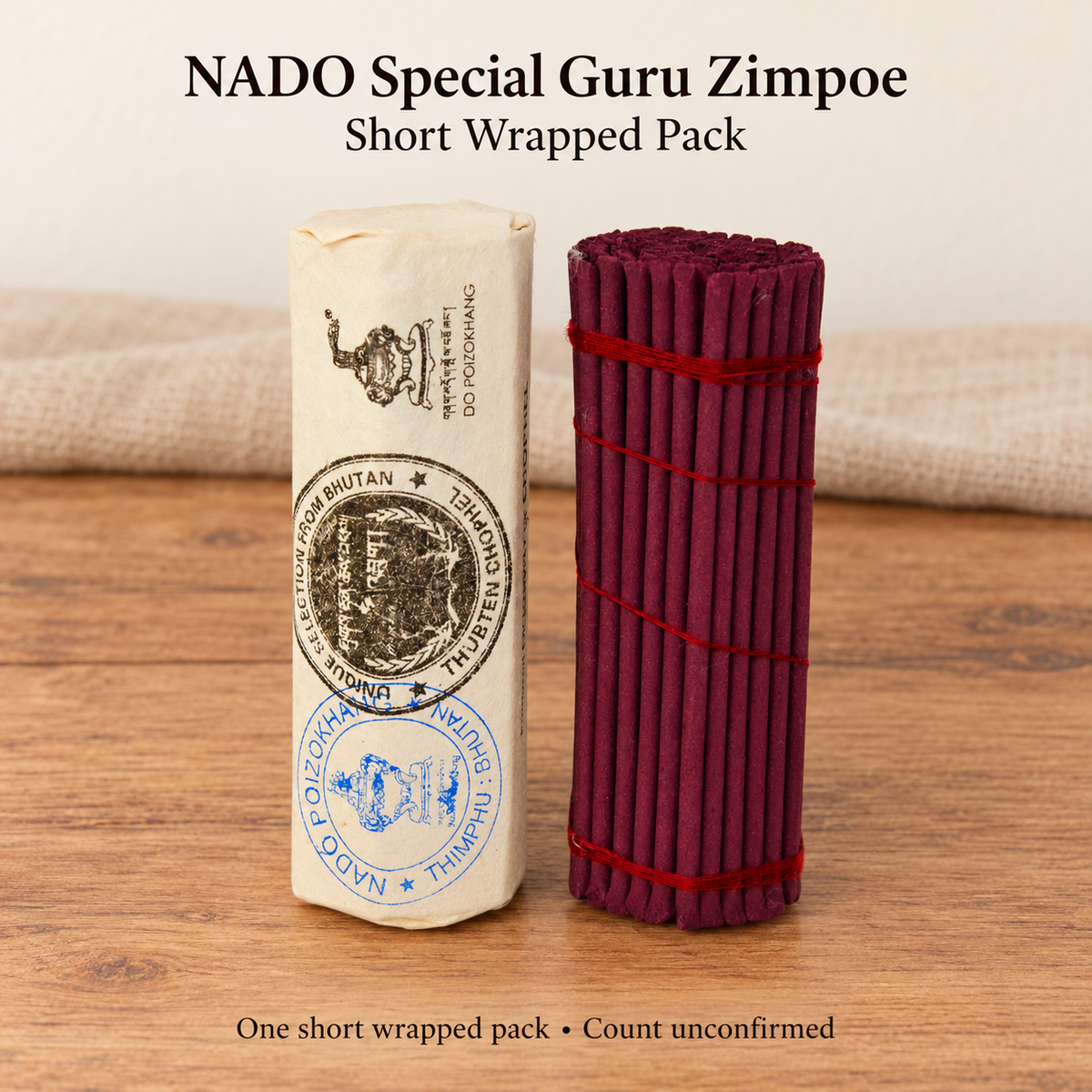 NADO Special Guru Zimpoe Incense — Short Wrapped Pack — product-03