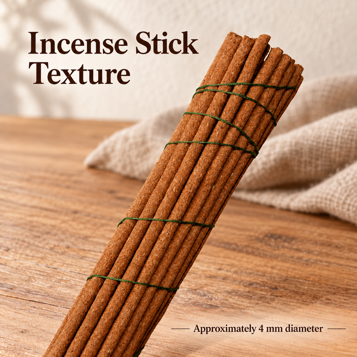 KARMA Happiness Incense — 30 Sticks, 21 cm — texture