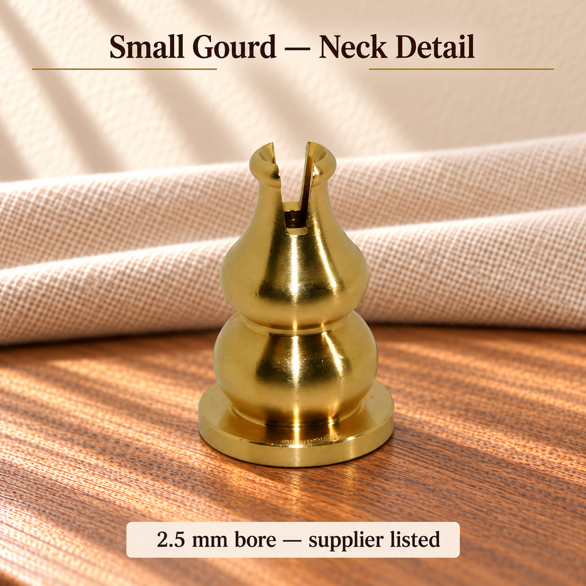 Small gourd neck detail | English information guide