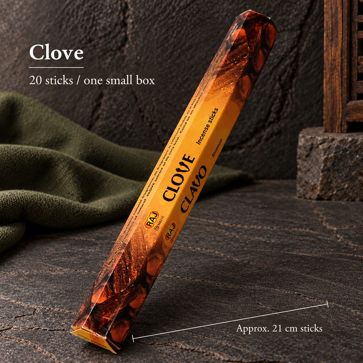 TB19961275332-20 | Clove | 20 sticks / one small box