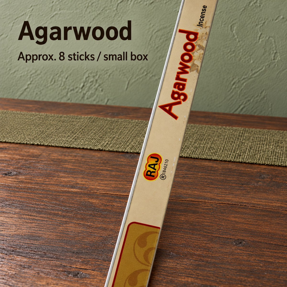 Agarwood — Approx. 8 sticks / small box