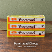Panchavati BIC Dhoop packaging and incense — reference 1