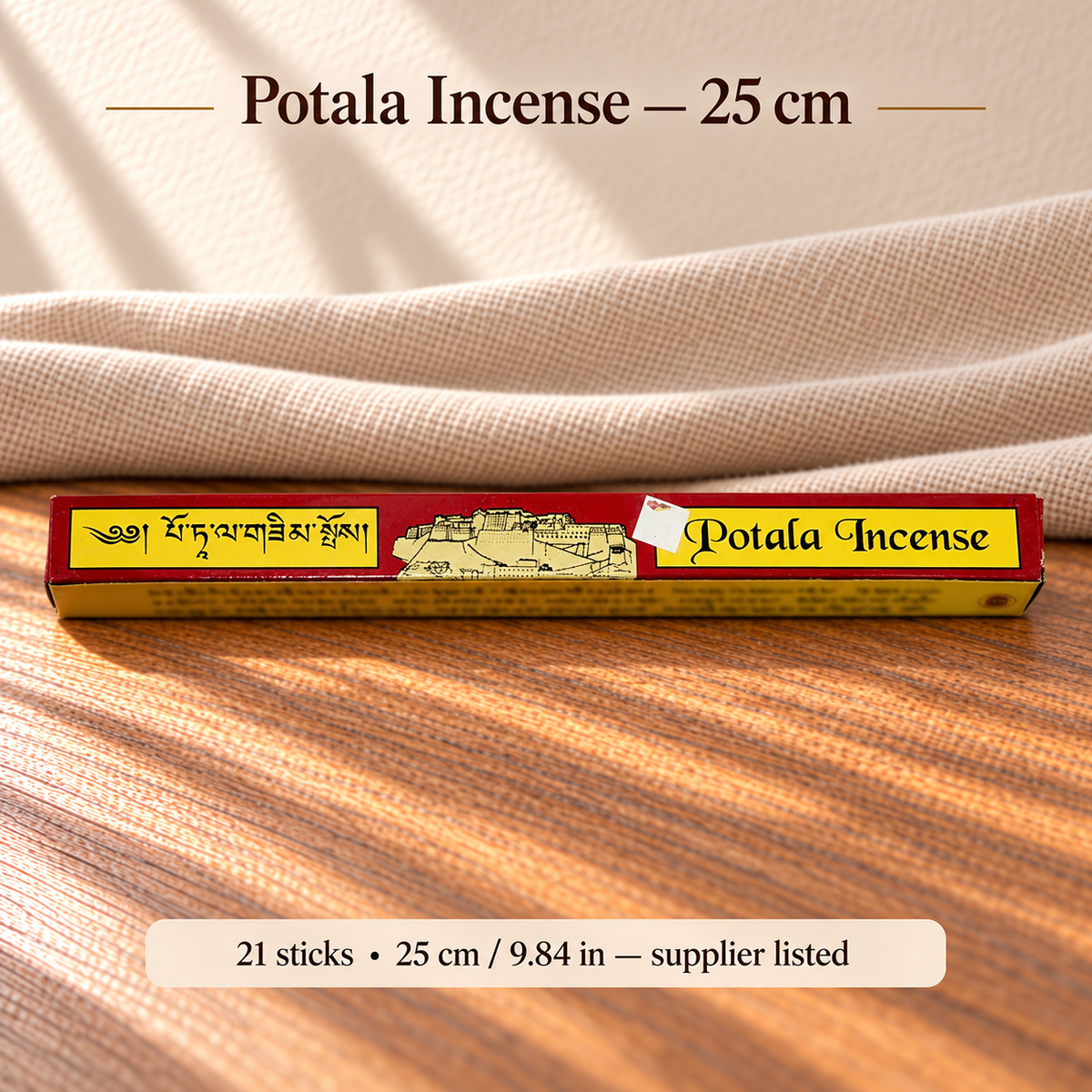 Potala Incense — 25 cm