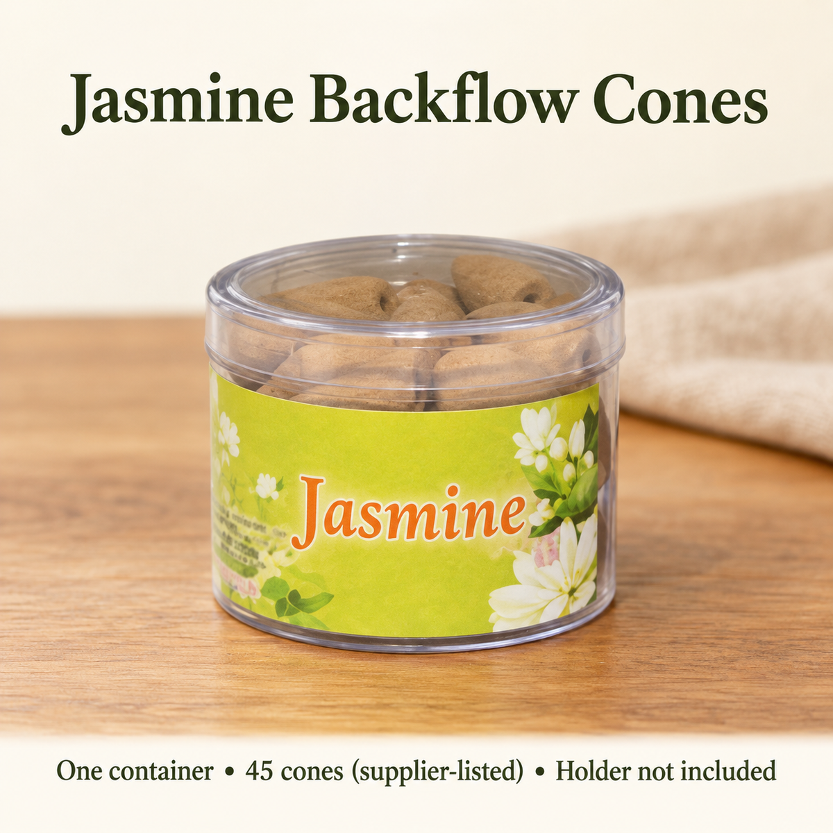Backflow Incense Cones — Seven Fragrances, 45 per Container | variant-03