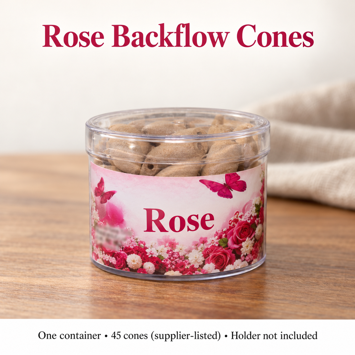 Backflow Incense Cones — Seven Fragrances, 45 per Container | variant-06