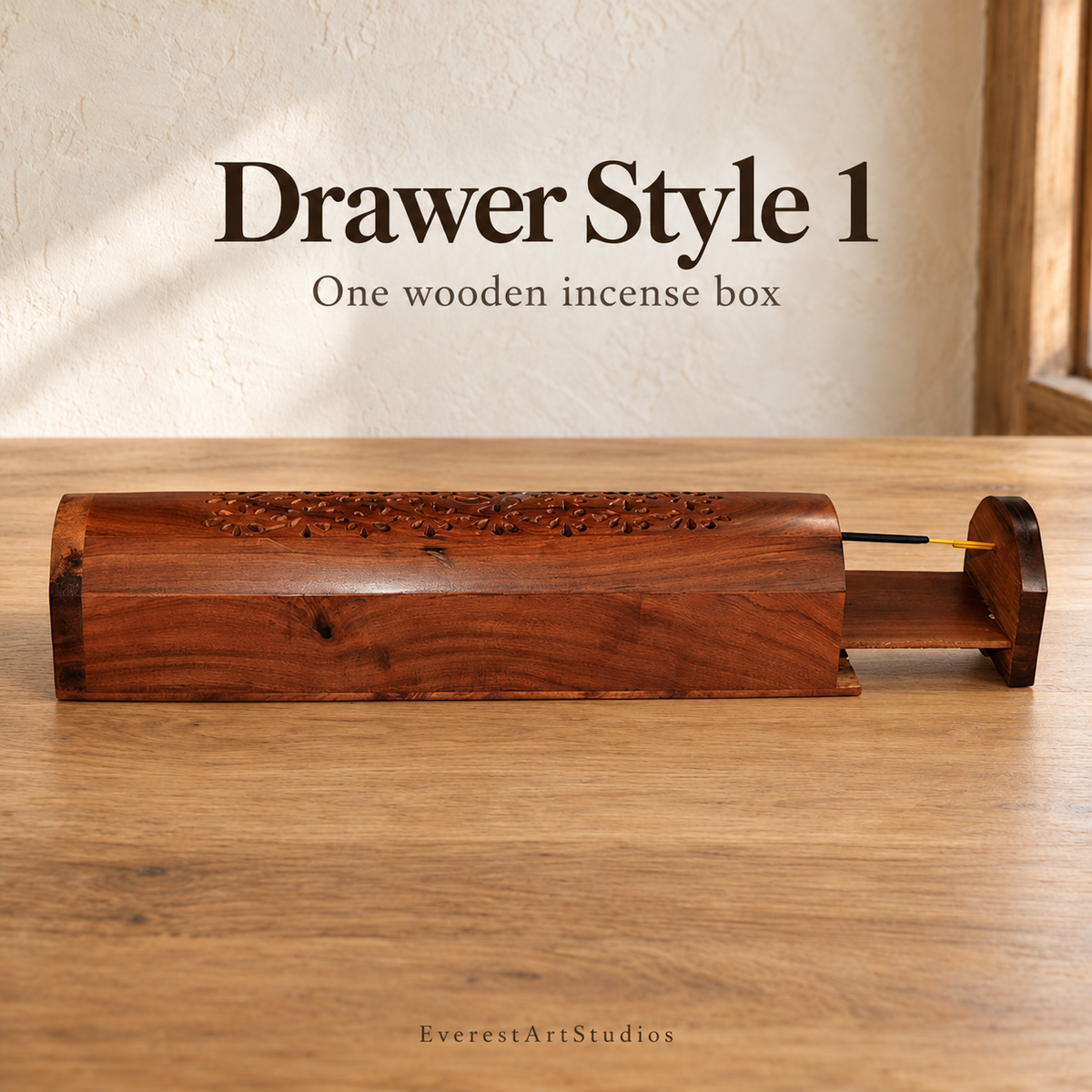 Wooden Incense Boxes — Two Designs — variant-03