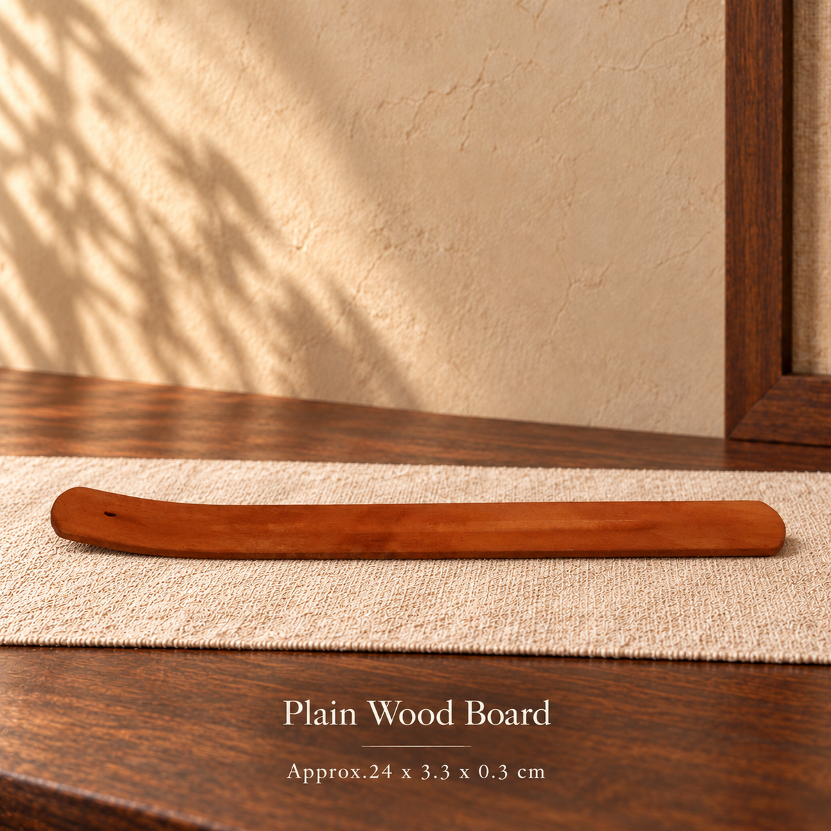 TB559472646633-01 | Plain Wood Board | Approx.24 x 3.3 x 0.3 cm