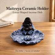 Maitreya Ceramic Holder — One holder | Incense not included