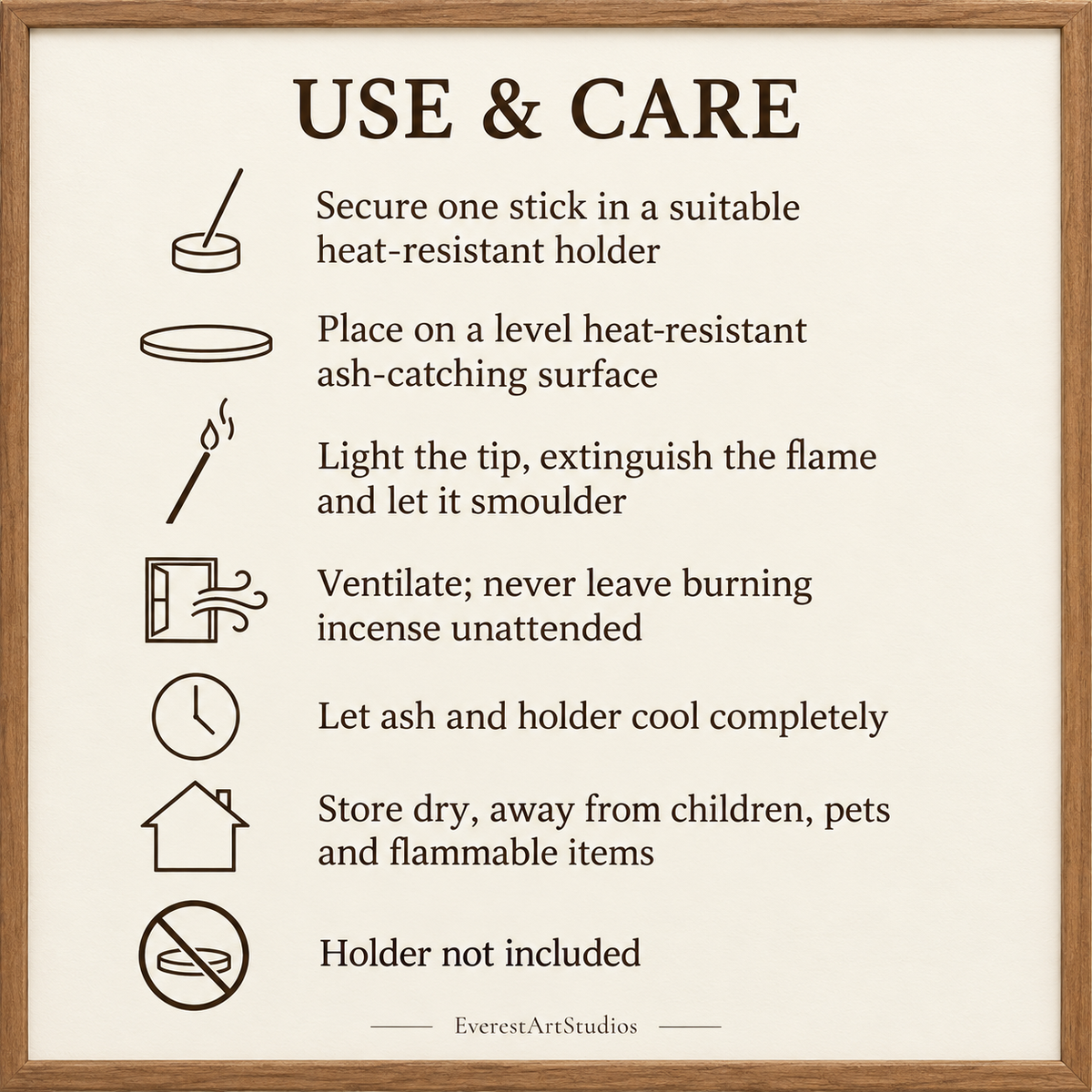 Safe use and care instructions