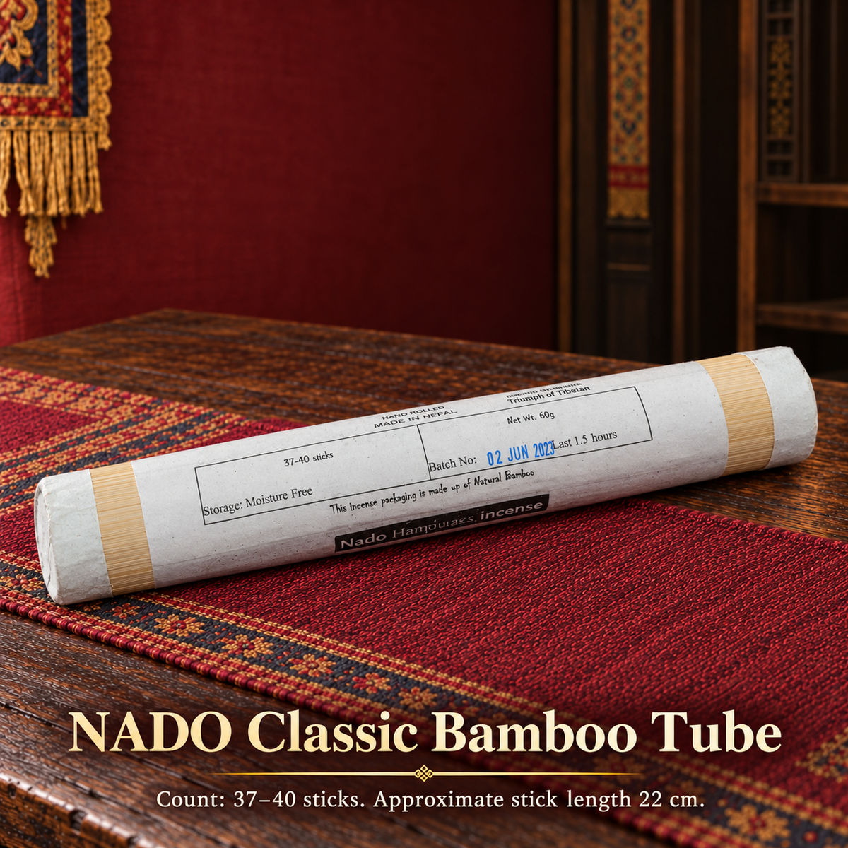 NADO Classic Bamboo Tube