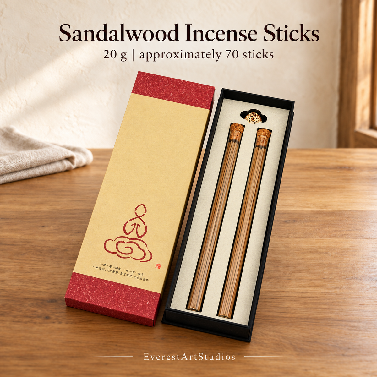Sandalwood Incense — Coils & Stick Gift Box — variant-02