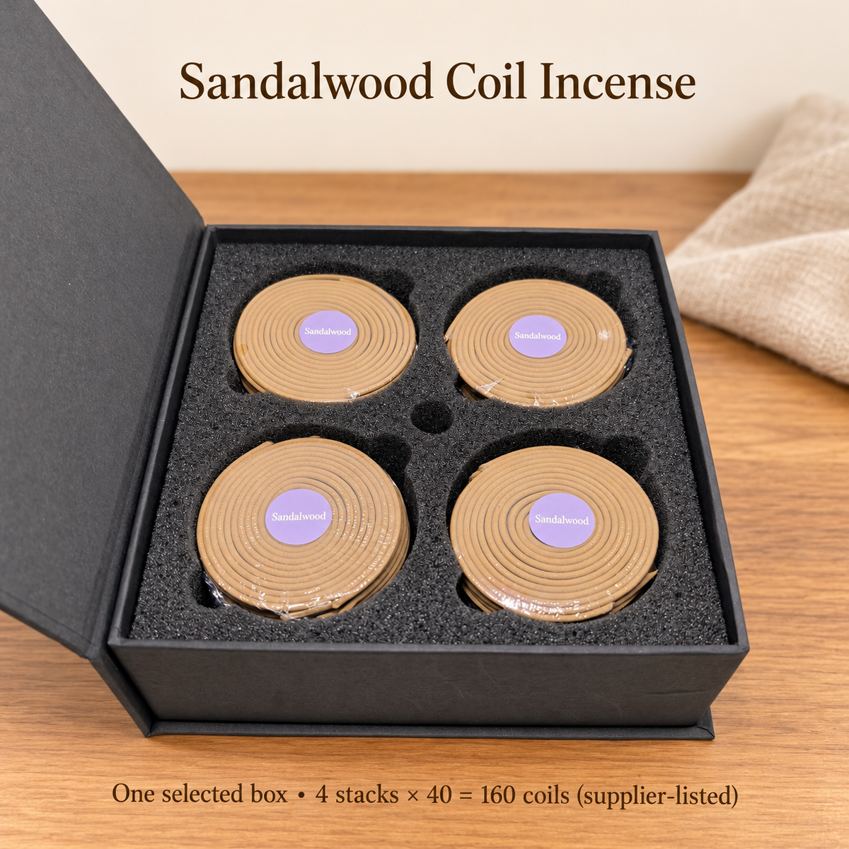 Coil Incense Gift Box — Seven Fragrances, 160 Coils | variant-01