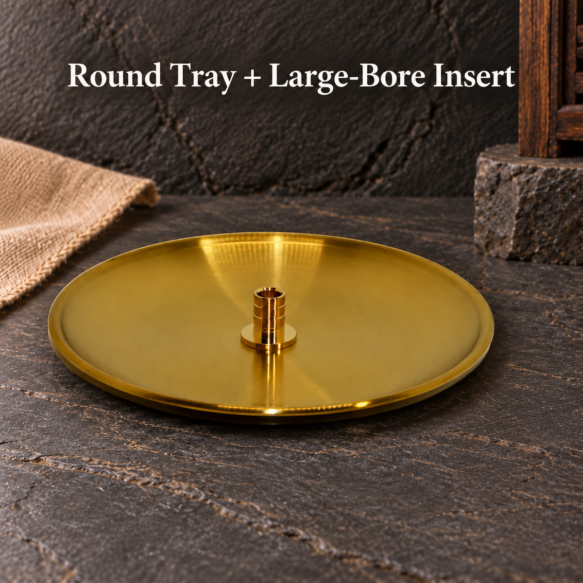 TB615375148286-04 | Round Tray + Large-Bore Insert