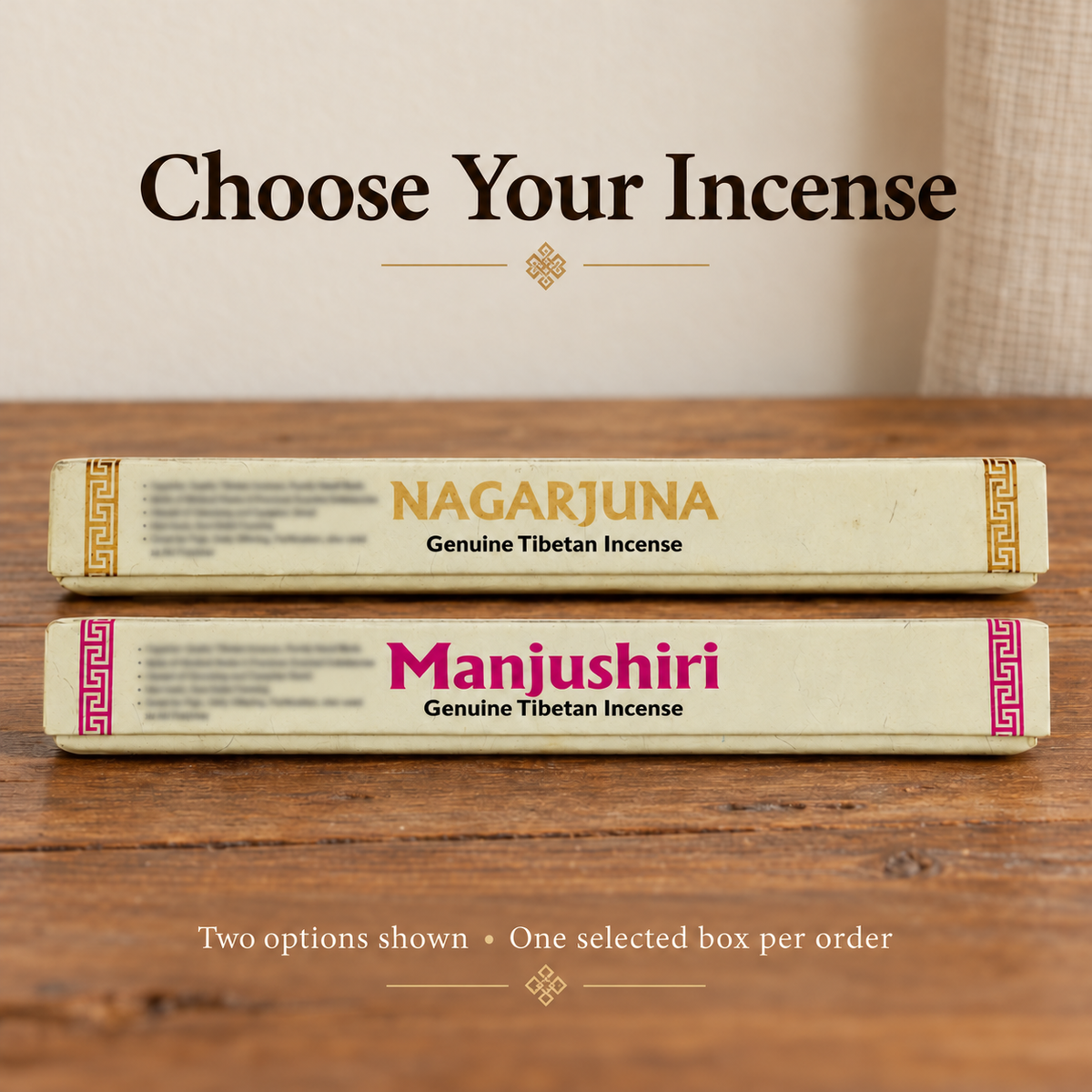 Nagarjuna & Manjushri Incense Sticks — 25-Stick Box | product-05