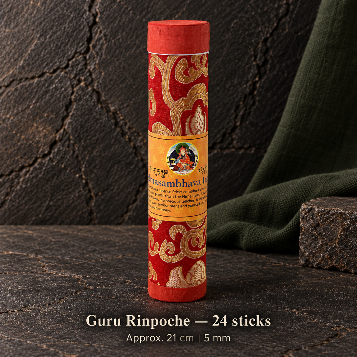 TB615741162409-14 | Guru Rinpoche — 24 sticks | approx. 21 cm / 5 mm