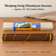 Menjong Sorig Himalayan Incense — Approx.28–30 Coreless Sticks — variant-01