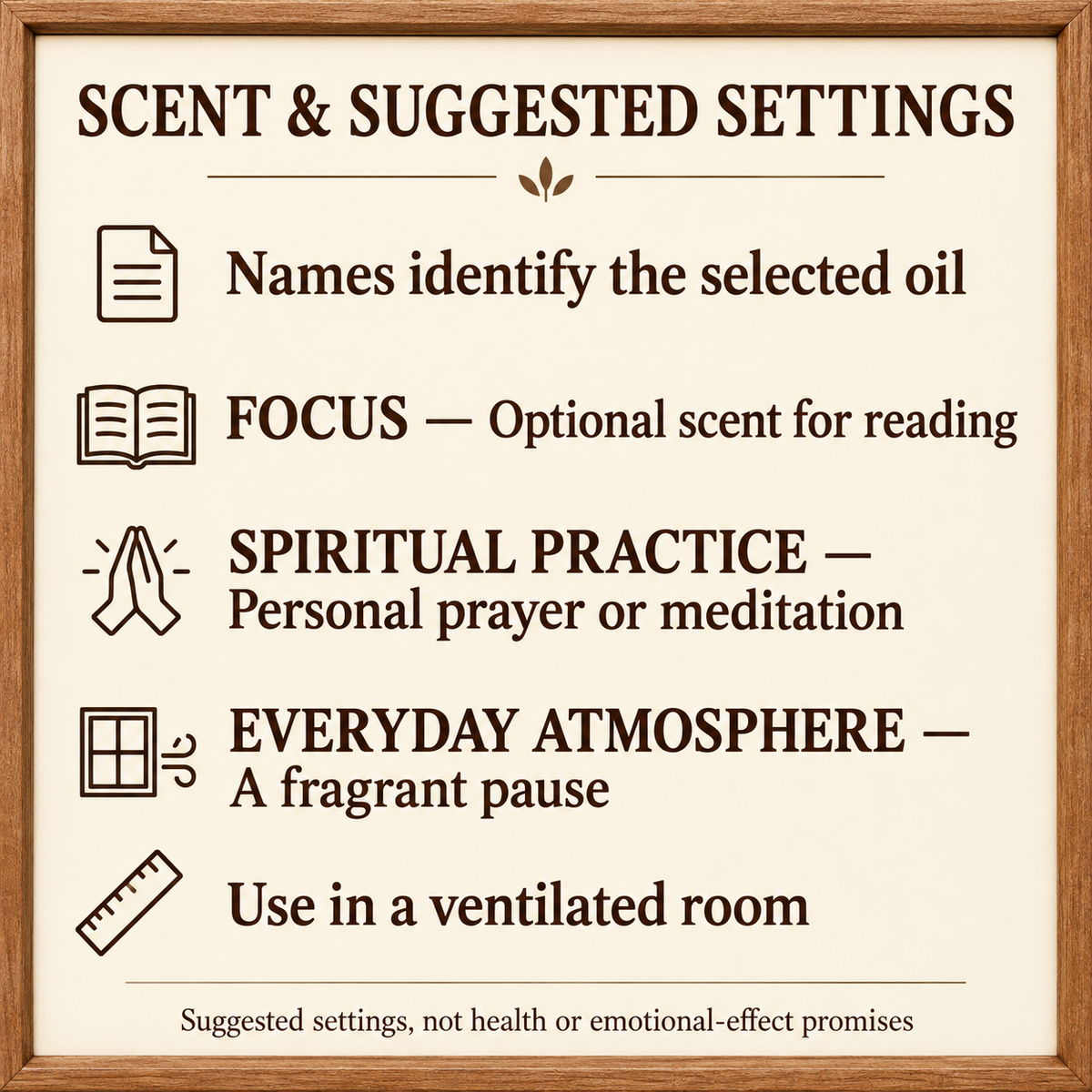 10 ml Scent Oil with Wooden Diffuser — Nine Selections | uses