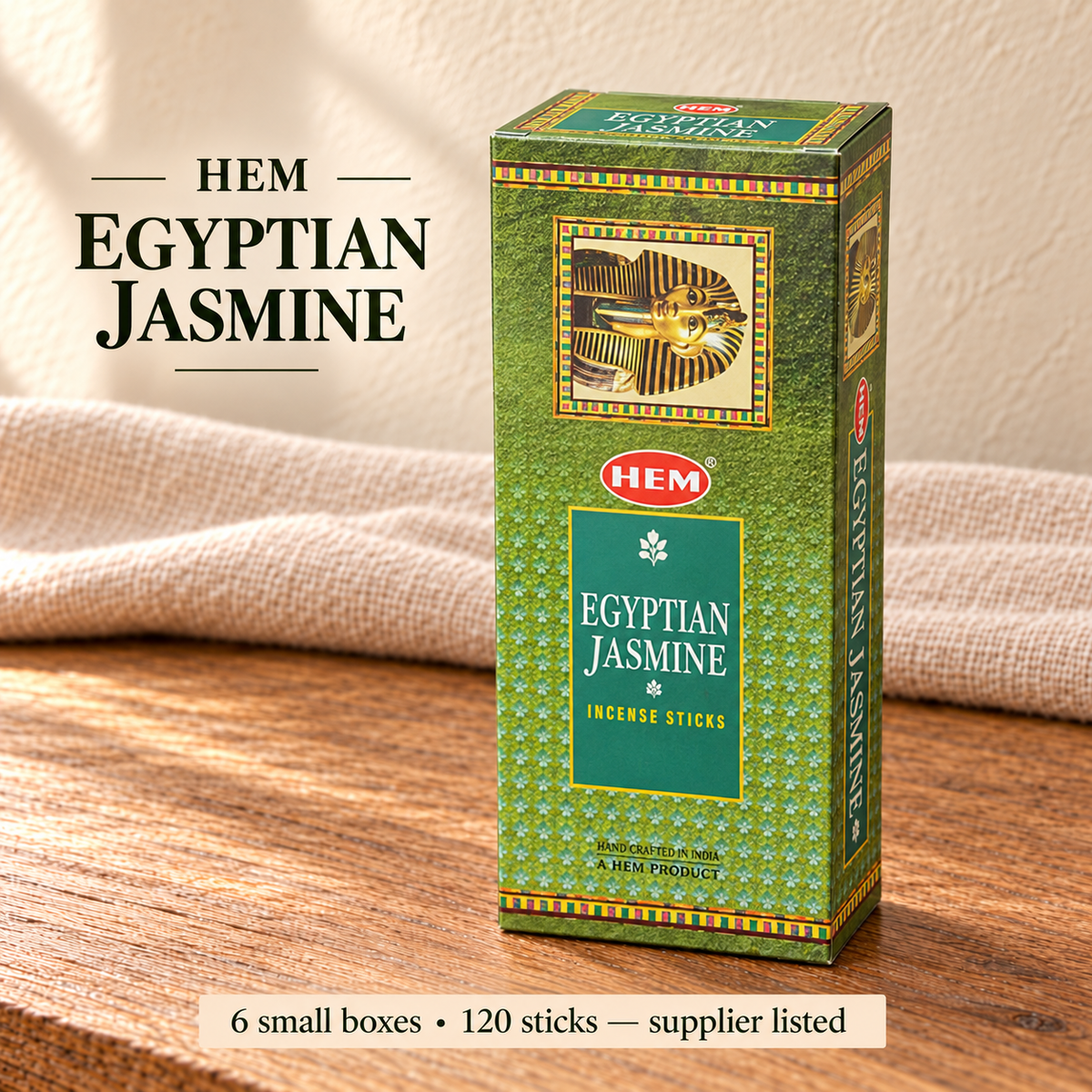 HEM Egyptian Jasmine — Six-Box Carton