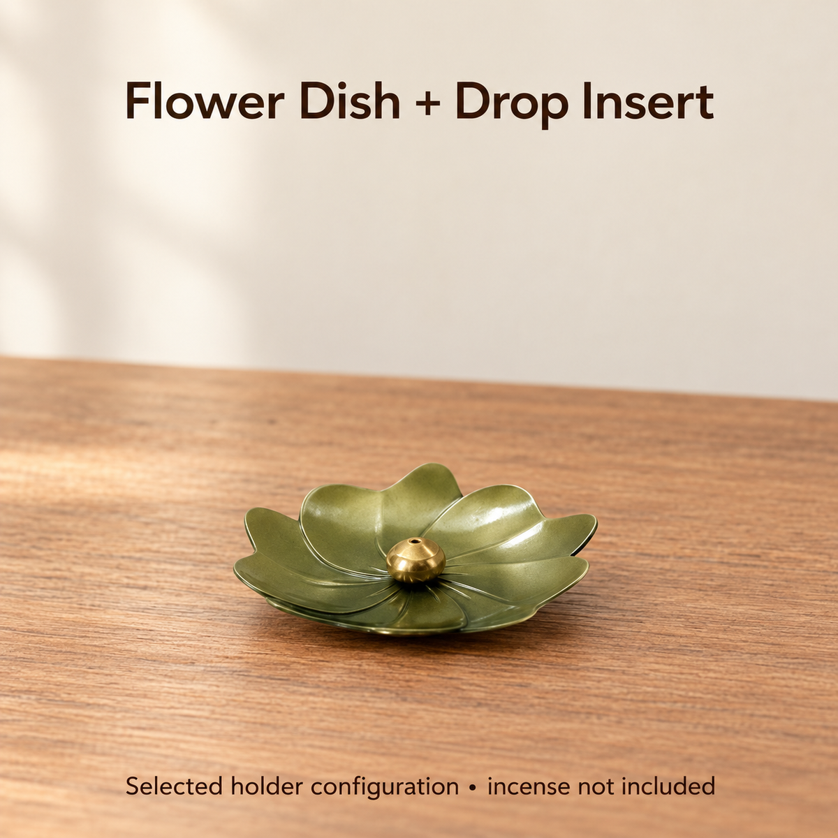 Flower Dish + Drop Insert / Holder Only actual originalconfiguration