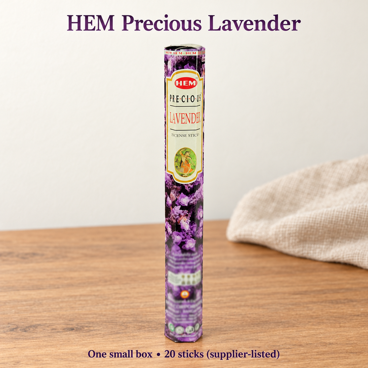 HEM Precious Lavender — 20-stick small box