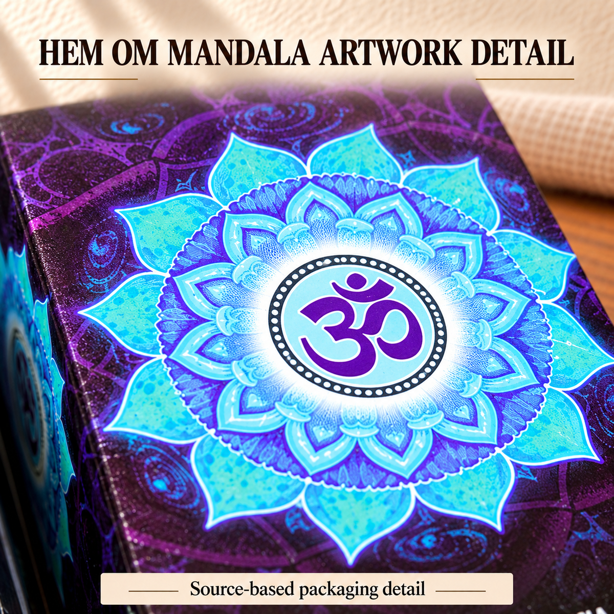 HEM OM mandala artwork detail