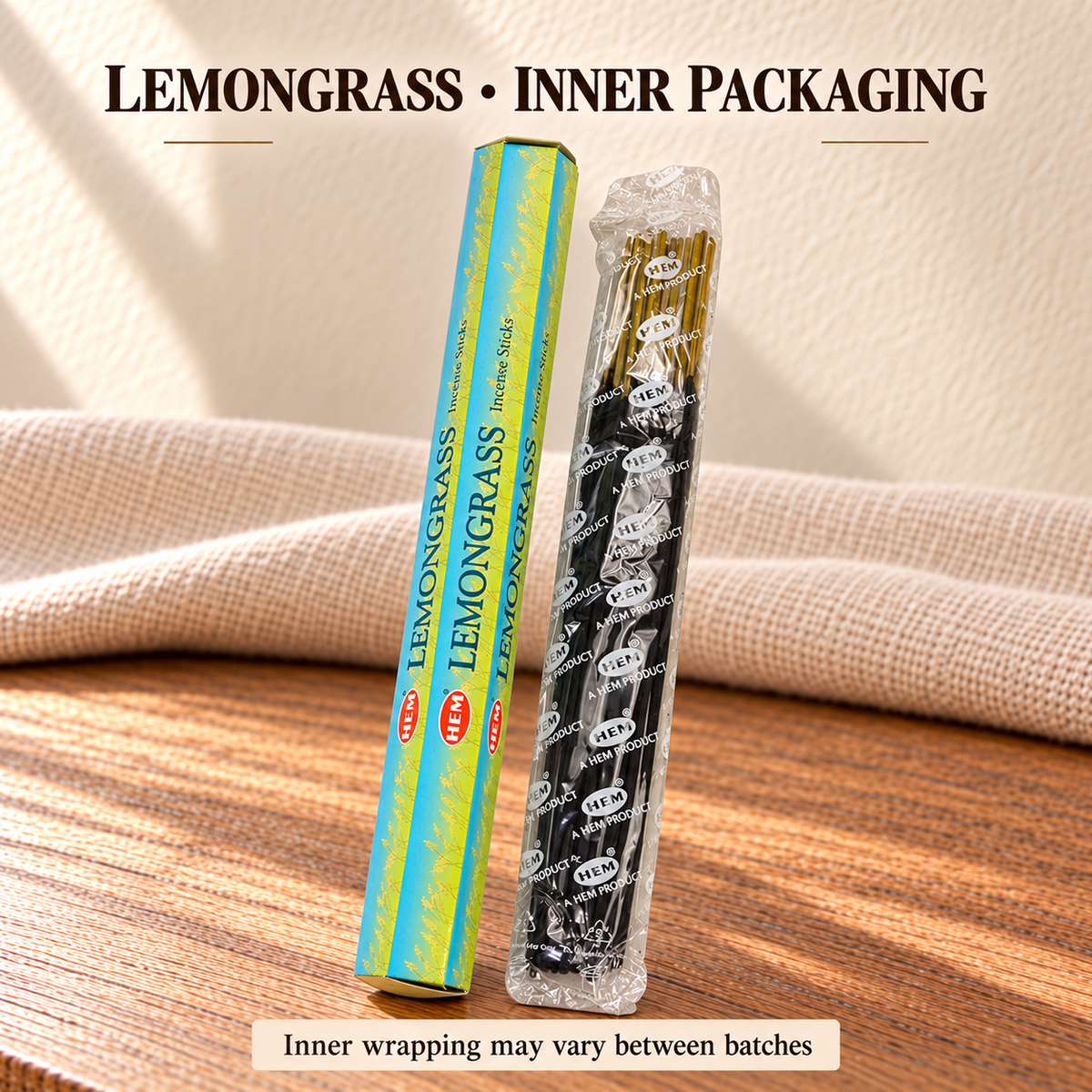 Lemongrass sealed inner packaging