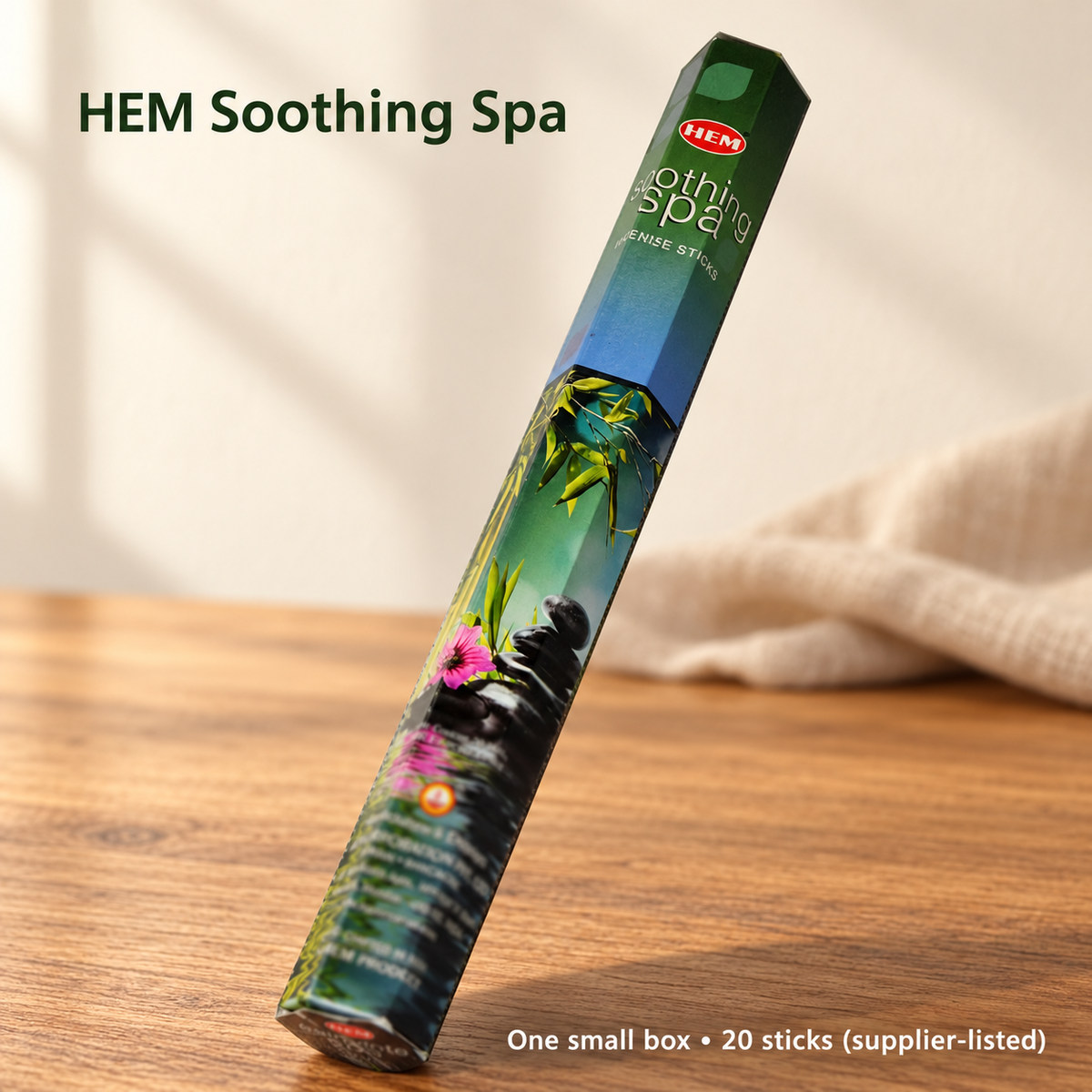 HEM Incense Sticks — Cleaning Powers Carton & Soothing Spa Box | variant-07