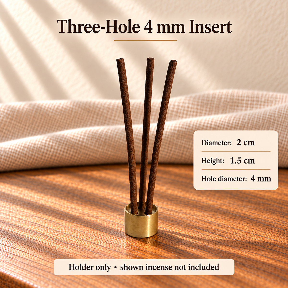 Three-Hole 4 mm Insert