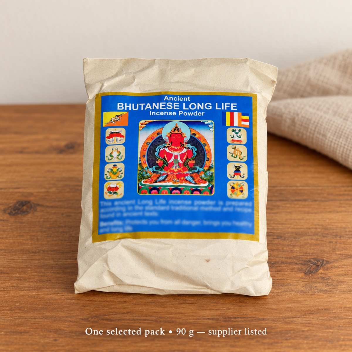 Bhutanese-Labeled Incense Powder — 14 Ritual Selections, 90 g — variant-02